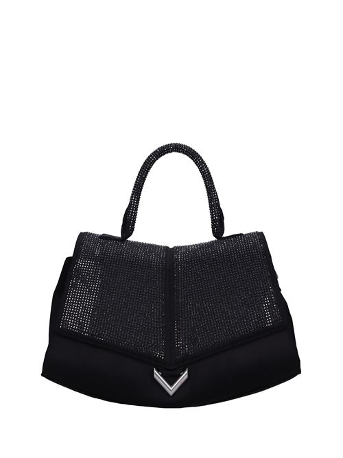 Borsa in raso e strass ASH | BORSANERO-STRASS